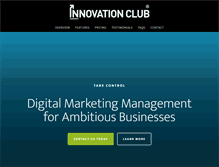 Tablet Screenshot of innovationclub.co.uk